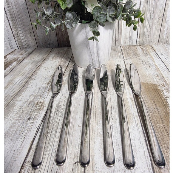 Becchetti Other - Becchetti Italy 18/10 Stainless Steel Fish Knives Set of 6 Silverware Flatware